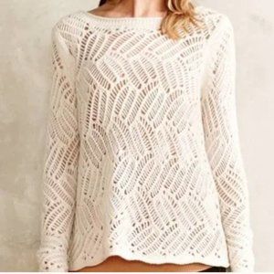 Anthropologie Angel of the North Sweater